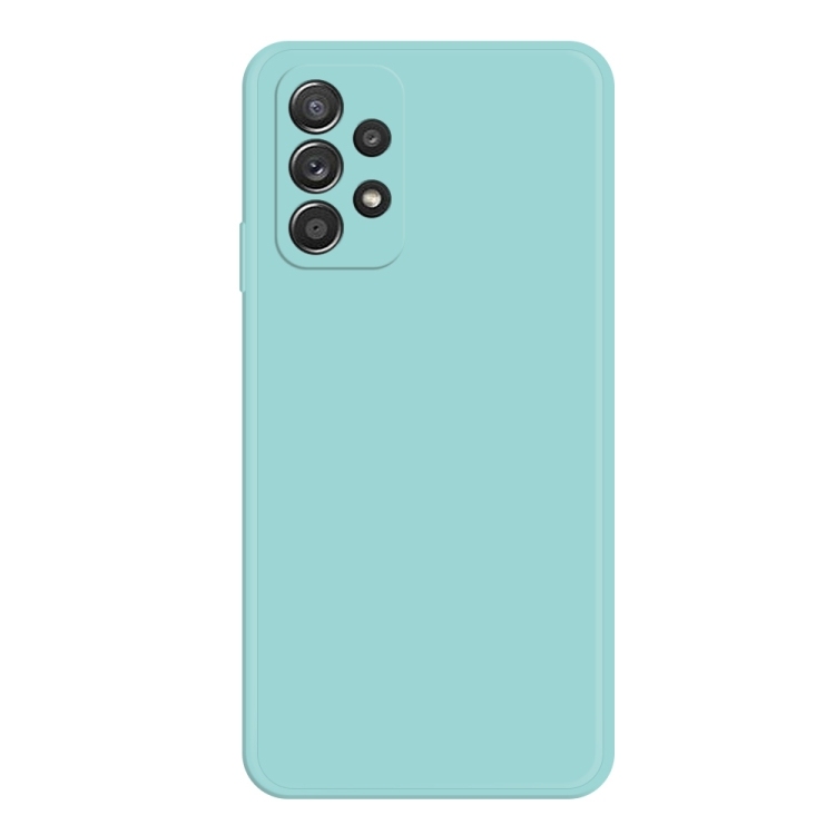 Samsung Galaxy A52/A52s 5G Imitation Liquid Silicone Phone Husa (Sky Blue)