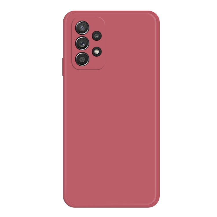 Samsung Galaxy A52/A52s 5G Imitation Liquid Silicone Phone Husa (Red)