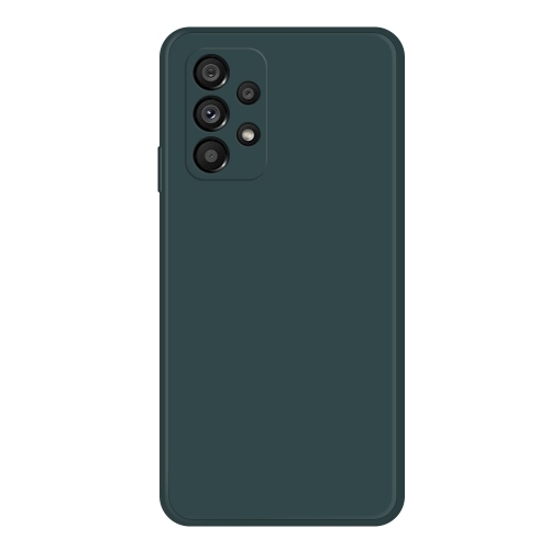 Samsung A53 5G Imitation Liquid Silicone Husa (Dark Green)