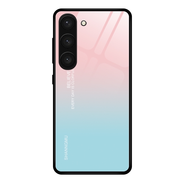 Husa p/u Samsung S23 5G Colorful Painted Glass (Blue Sky)