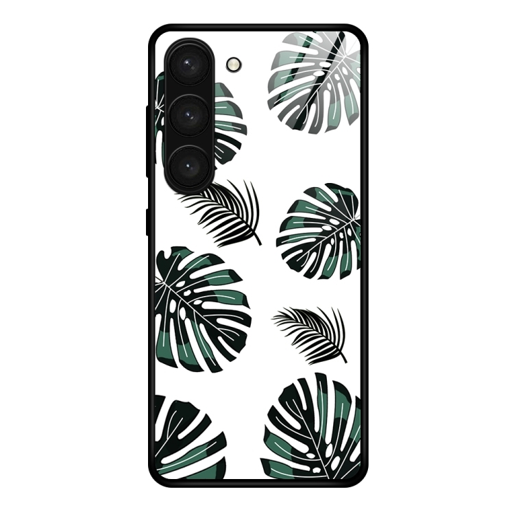 Husa p/u Samsung S23 5G Colorful Painted Glass (Banana Leaf)