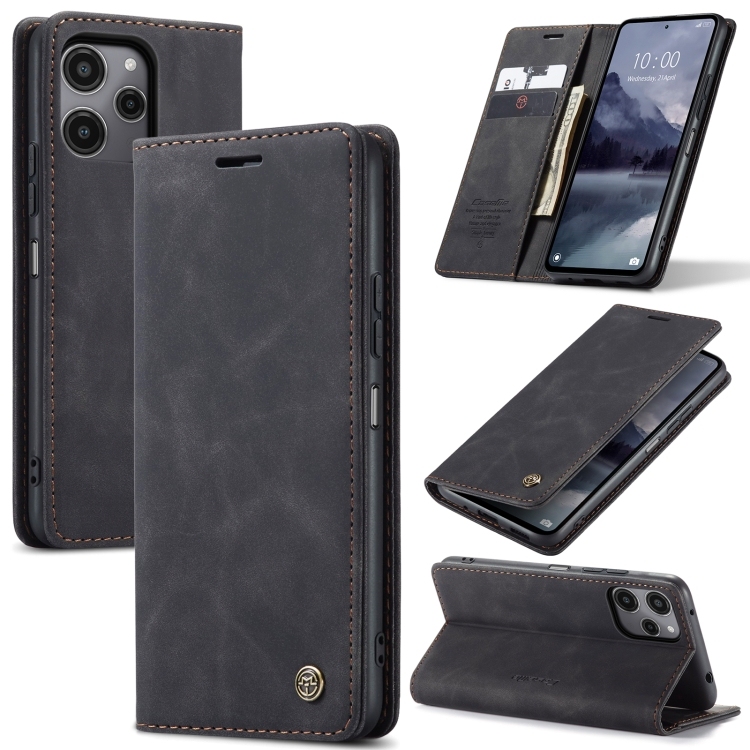 Carte CaseMe 013 Redmi 12 4G/12 5G/Note 12R/POCO M6 Pro 5G (Black)