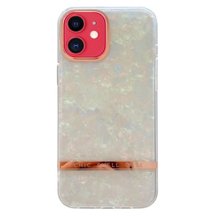iPhone 11 Electroplating Shell Texture TPU Husa (Colorful)
