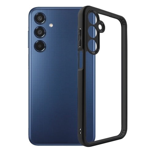 Samsung M35 Frosted TPU + Transparent PC Husa (Black)