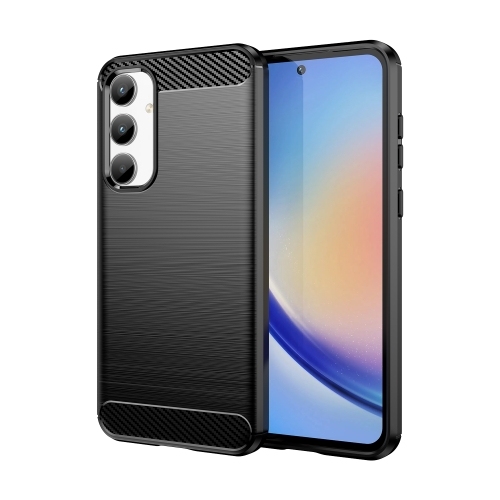 Samsung A35 Brushed Carbon TPU (Black)