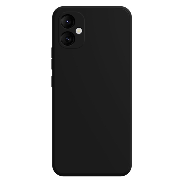 Samsung A05 Imitation Liquid Silicone Husa (Black)
