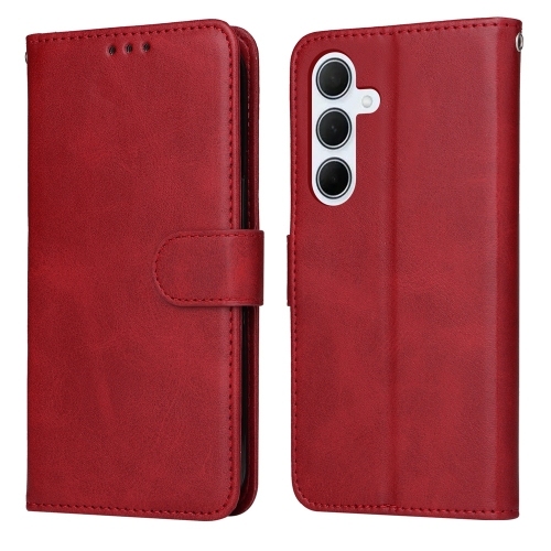 Samsung M35 Classic Calf Texture Carte piele Husa (Red)