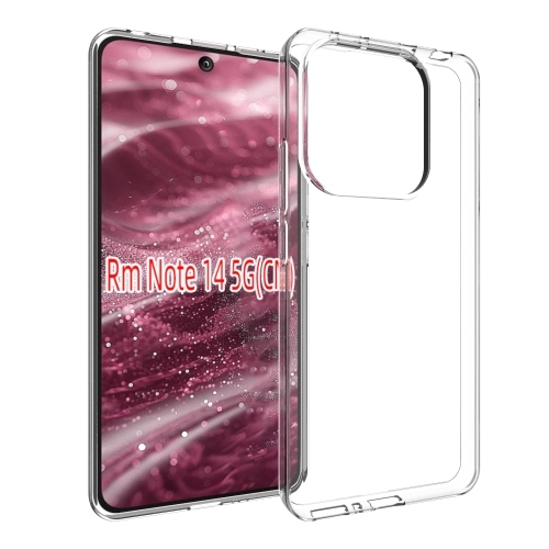 Xiaomi Redmi Note 14 5G Waterproof Texture TPU Husa (Transparent)
