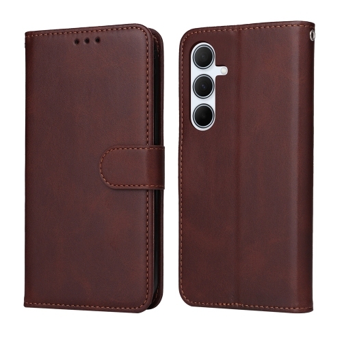 Samsung A36 5G Classic Calf Texture Carte Piele Husa (Brown)