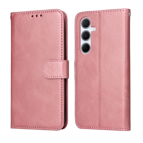 Samsung A36 5G Classic Calf Texture Carte Piele Husa (Rose Gold)