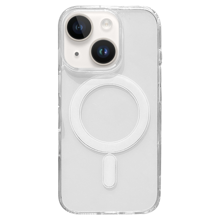 iPhone 14 Clear Acrylic TPU MagSafe Phone Case, Pop-up Animation Version (Transparent)