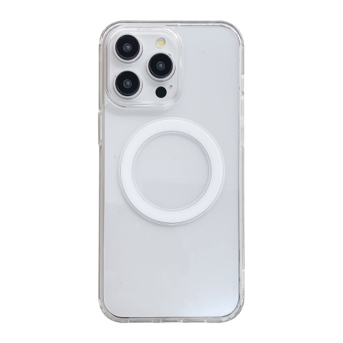 iPhone 16 Pro Clear Acrylic TPU MagSafe Phone Husa (Transparent)