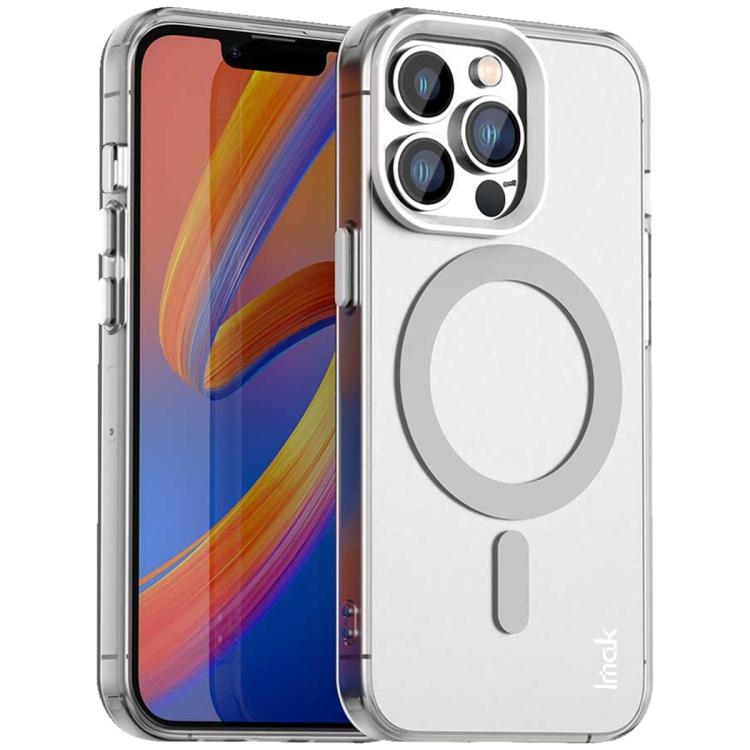 iPhone 14 Pro IMAK Candy Series Shockproof MagSafe Phone Husa(White)