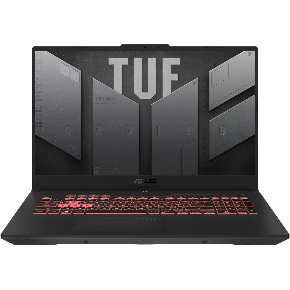 ASUS TUF A17 FA707NUG-HX154, AMD Ryzen 7 7445HS pana la 4.7GHz, 17.3' Full HD, 16GB, SSD 512GB, NVID