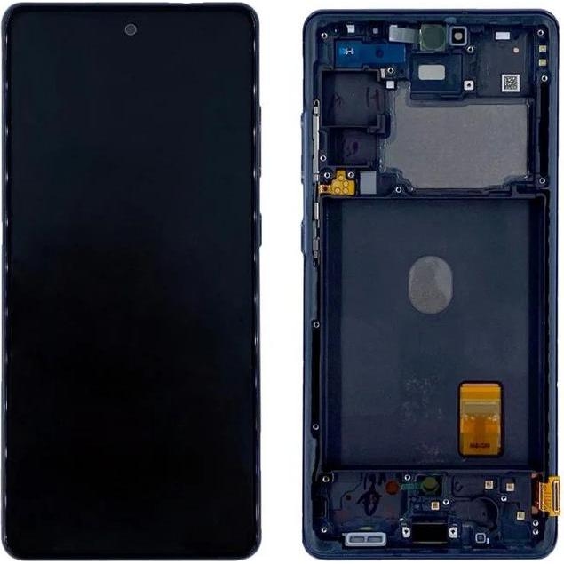 LCD SAMSUNG S20 FE / G781 CLOUD NAVY BLUE/BLACK WITH FRAME ORIGINAL (SERVICE PACK)