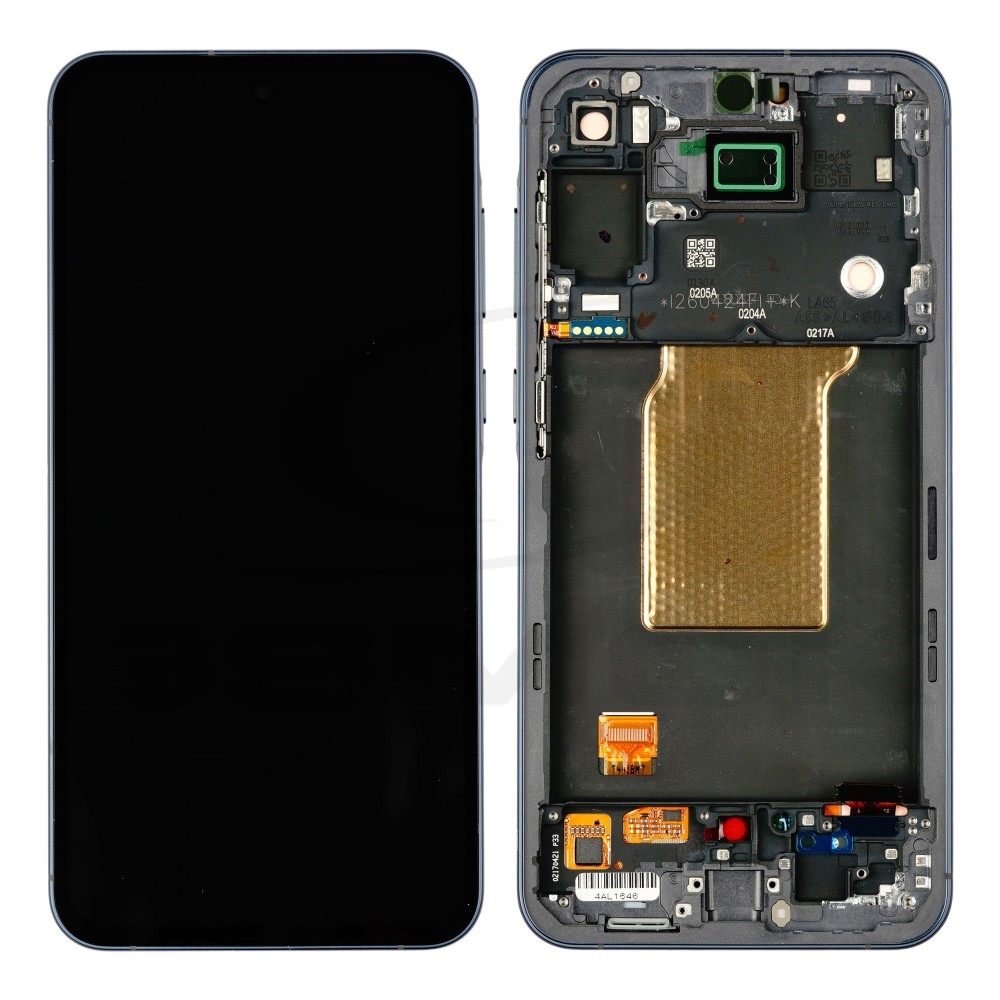 LCD SAMSUNG A56 / A566 5G BLACK WITH FRAME ORIGINAL (SERVICE PACK) Assembled