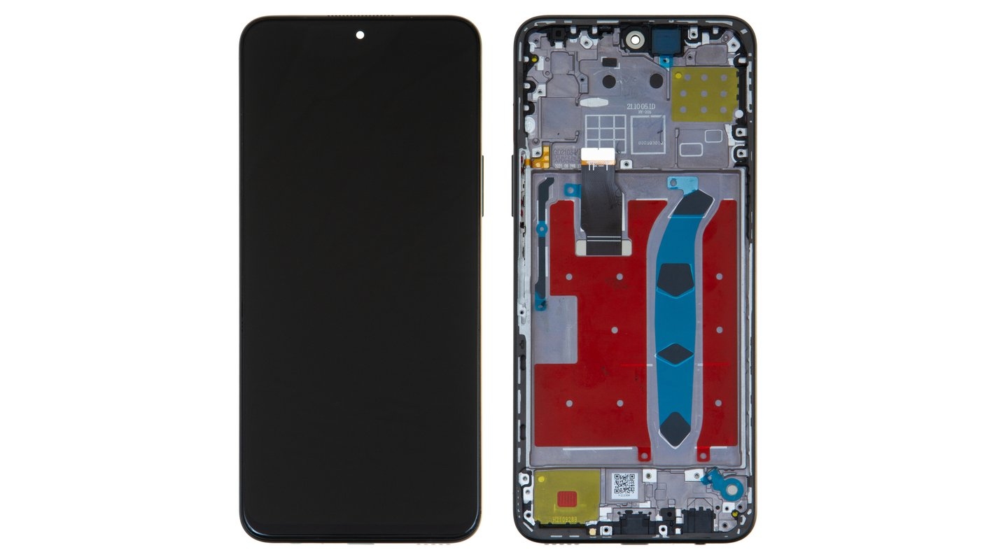 LCD HUAWEI HONOR X8 4G BLACK WITH FRAME Original (Service Packing)
