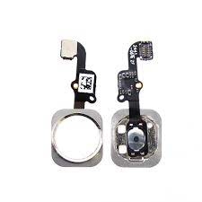 Flex Iphone 6S / 6S Plus Home Button (White-Silver)
