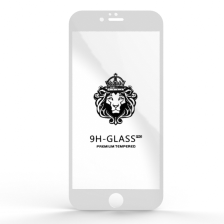 Защитное стекло для Apple iPhone 6 Full Glue Lion (0.3 мм, 2.5D, белое)