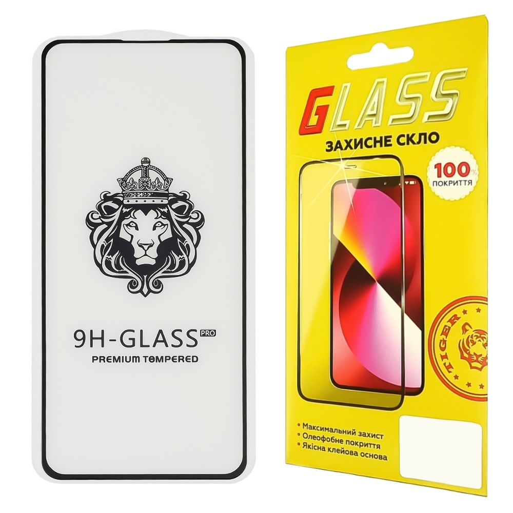 Защитное стекло для Samsung A215  A21 (2020) Full Glue (0.3 мм, 2.5D, чёрное)