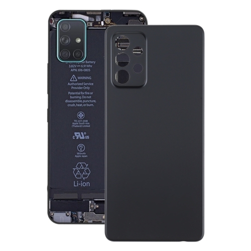 BATTERY COVER SAMSUNG A72 / A725 (Black) With Camera Lens