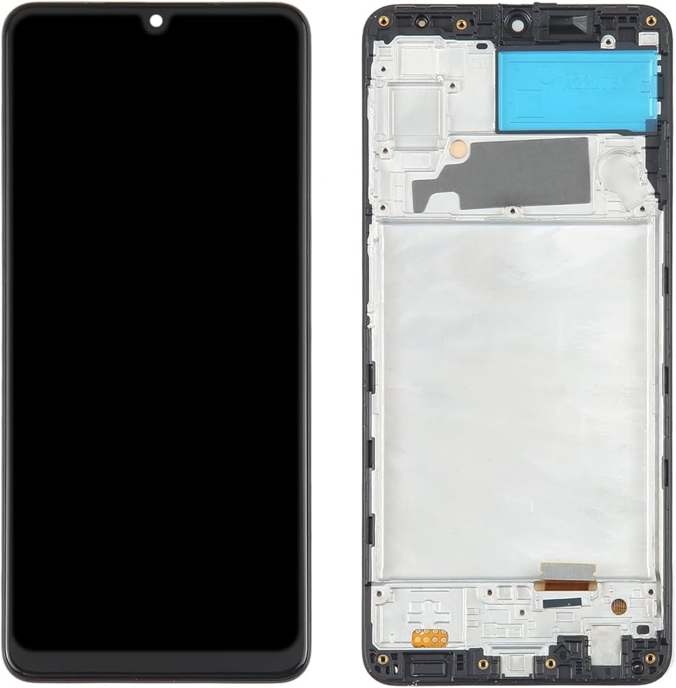 LCD SAMSUNG A22 (4G) / A225 BLACK WITH FRAME OLED