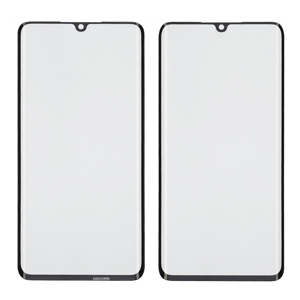 OUTER GLASS LCD Xiaomi Mi Note 10 Lite чёрное с олеофобным покрытием, закалённое