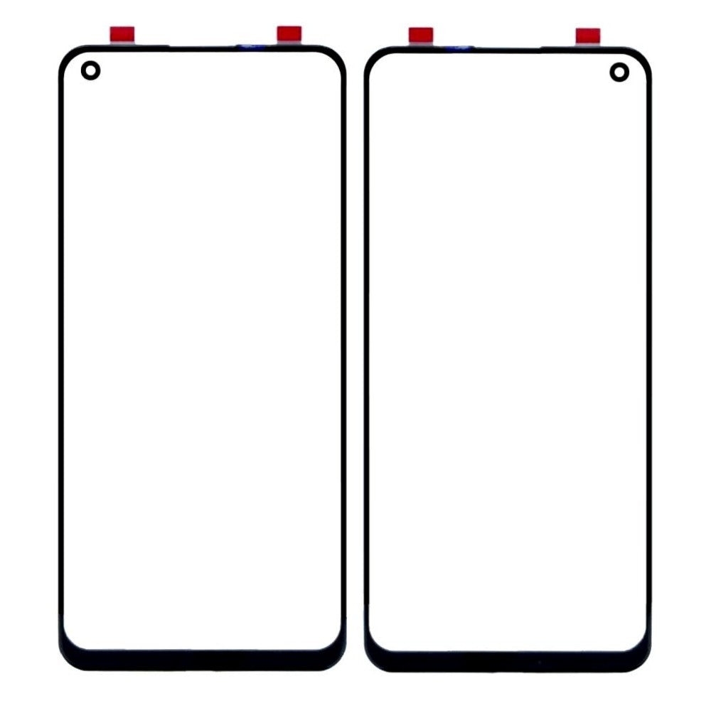 OUTER GLASS LCD Oppo A74 4G / Realme 8 Pro complete with frame + OCA Black
