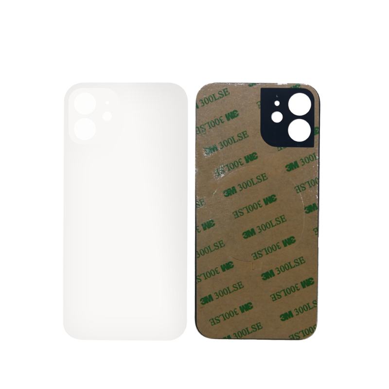 BATTERY COVER iPhone 12 (White) (Large Camera Hole)