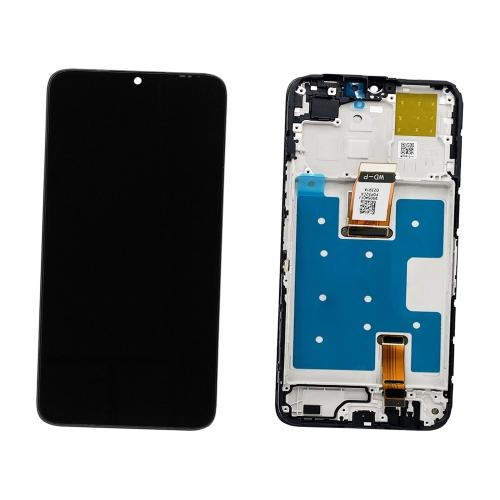 LCD HUAWEI HONOR X6A BLACK WITH FRAME AA