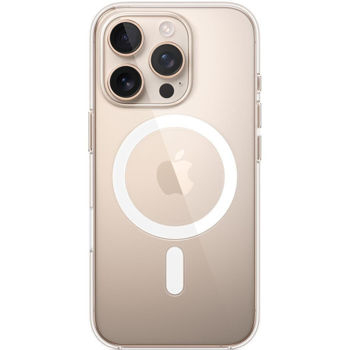 Чехол силиконовый Сlear Case MagSafe для Apple iPhone 16 Pro Max прозрачный