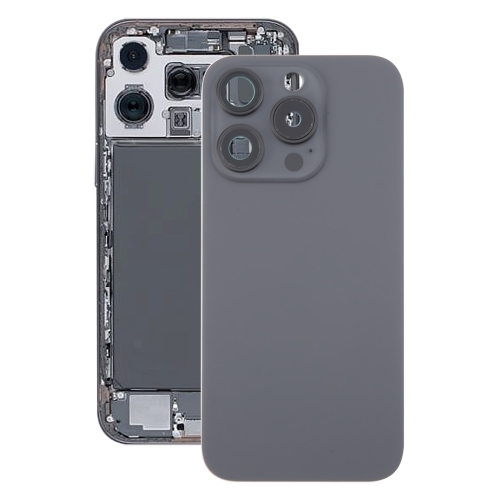 BATTERY COVER iPhone 16 Pro (Black Titanium) Camera Lens and Magsafe Ring