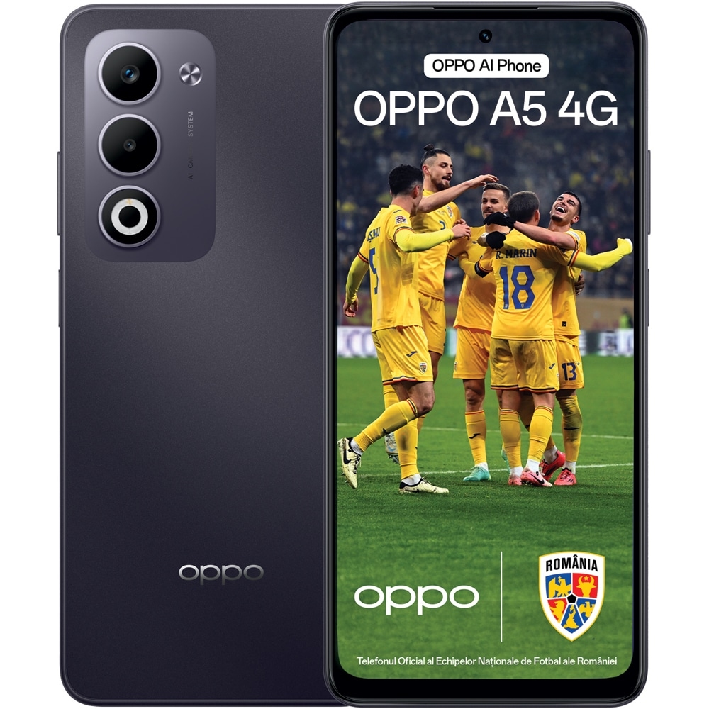 OPPO A5 4G, 128GB, 6GB RAM, Dual SIM, Dark Purple