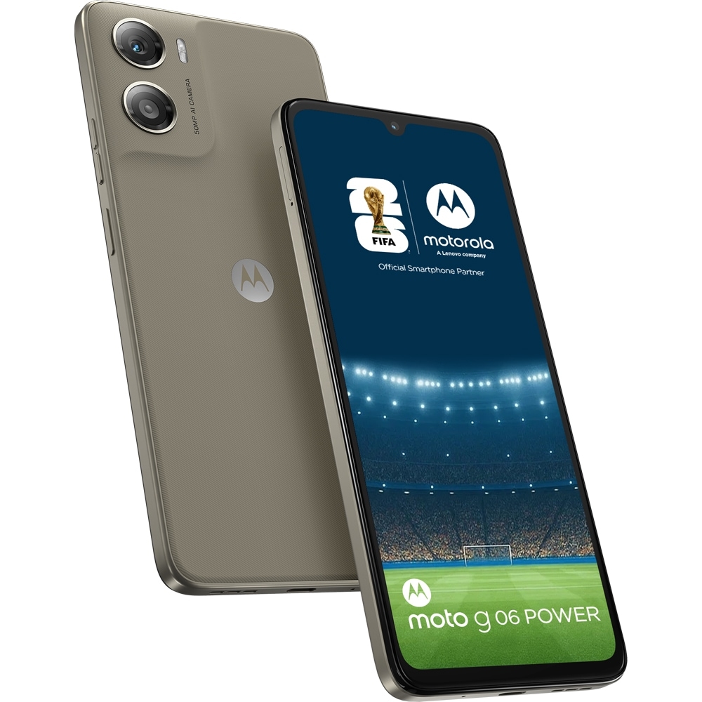 MOTOROLA G06 Power, 256GB, 4GB RAM, Dual SIM, Gray