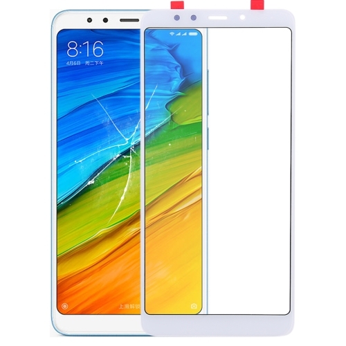 OUTER GLASS LCD Xiaomi Redmi 5 Plus (MEG7) White