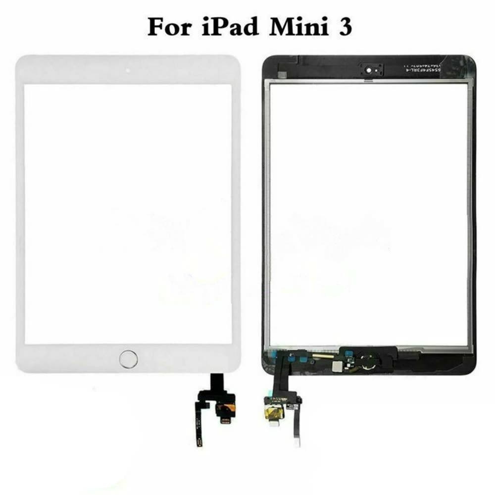 TOUCH APPLE IPAD Mini 3 (A1599, A1600) White complete with ic and button Home