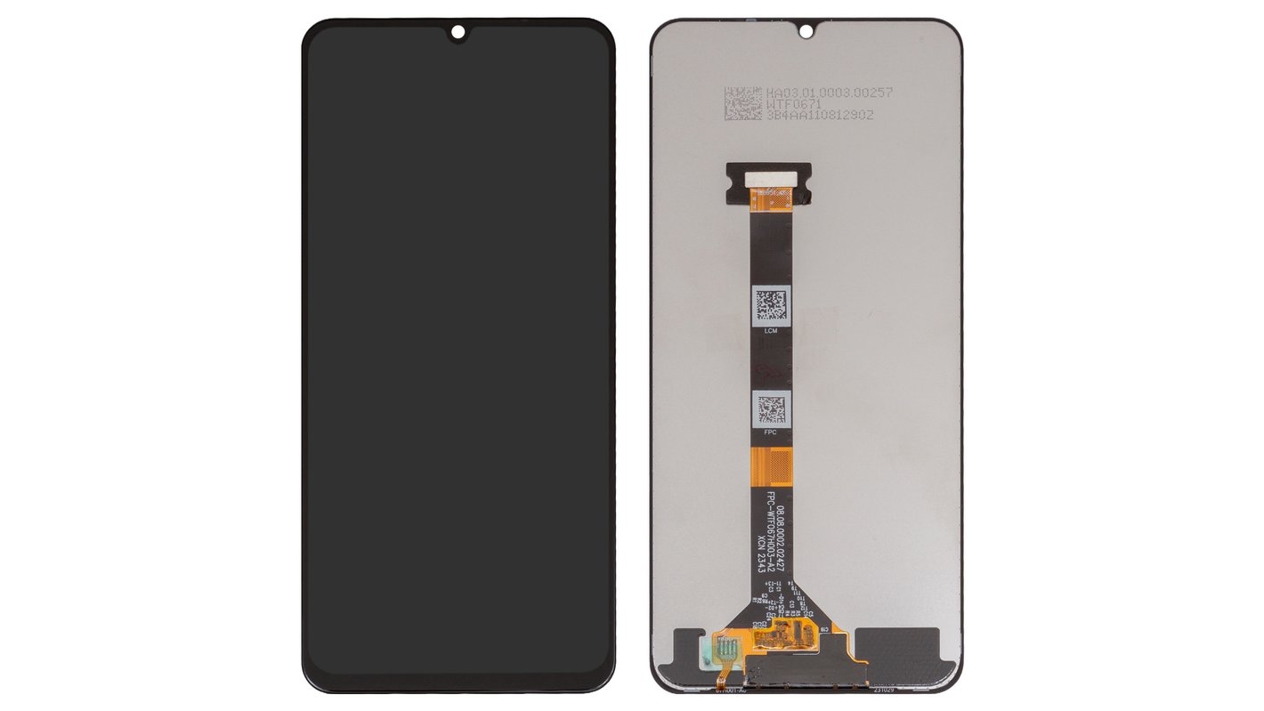 LCD REALME C51 / C53 / C60 / C36 / Note 50 / Narzo 60 BLACK Original (Service packing)