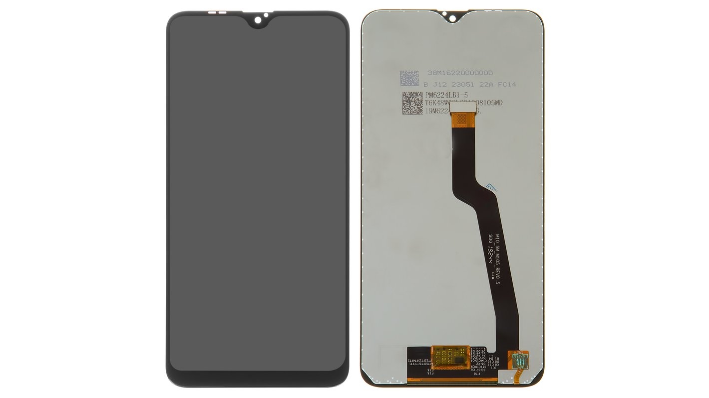 LCD SAMSUNG A10 / A105 / M10 / M105 BLACK Original (Service packing)