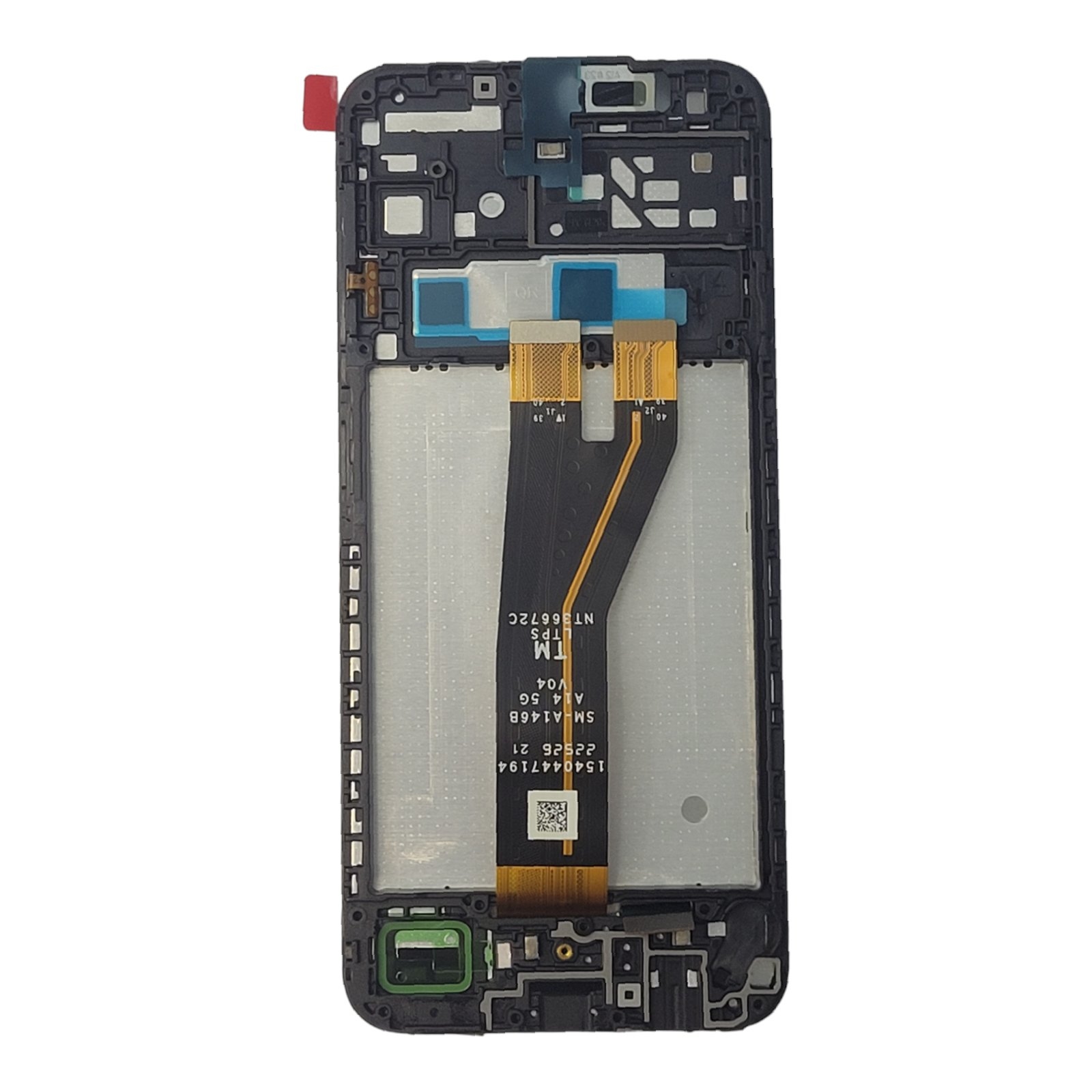 LCD SAMSUNG A14 4G / A145F / A146B BLACK WITH FRAME (Original Packing)