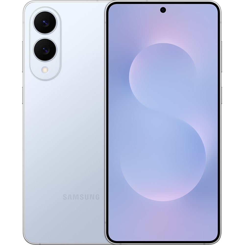 SAMSUNG Galaxy S25 Edge 5G, 512GB, 12GB RAM, Dual SIM, Titanium Icy Blue