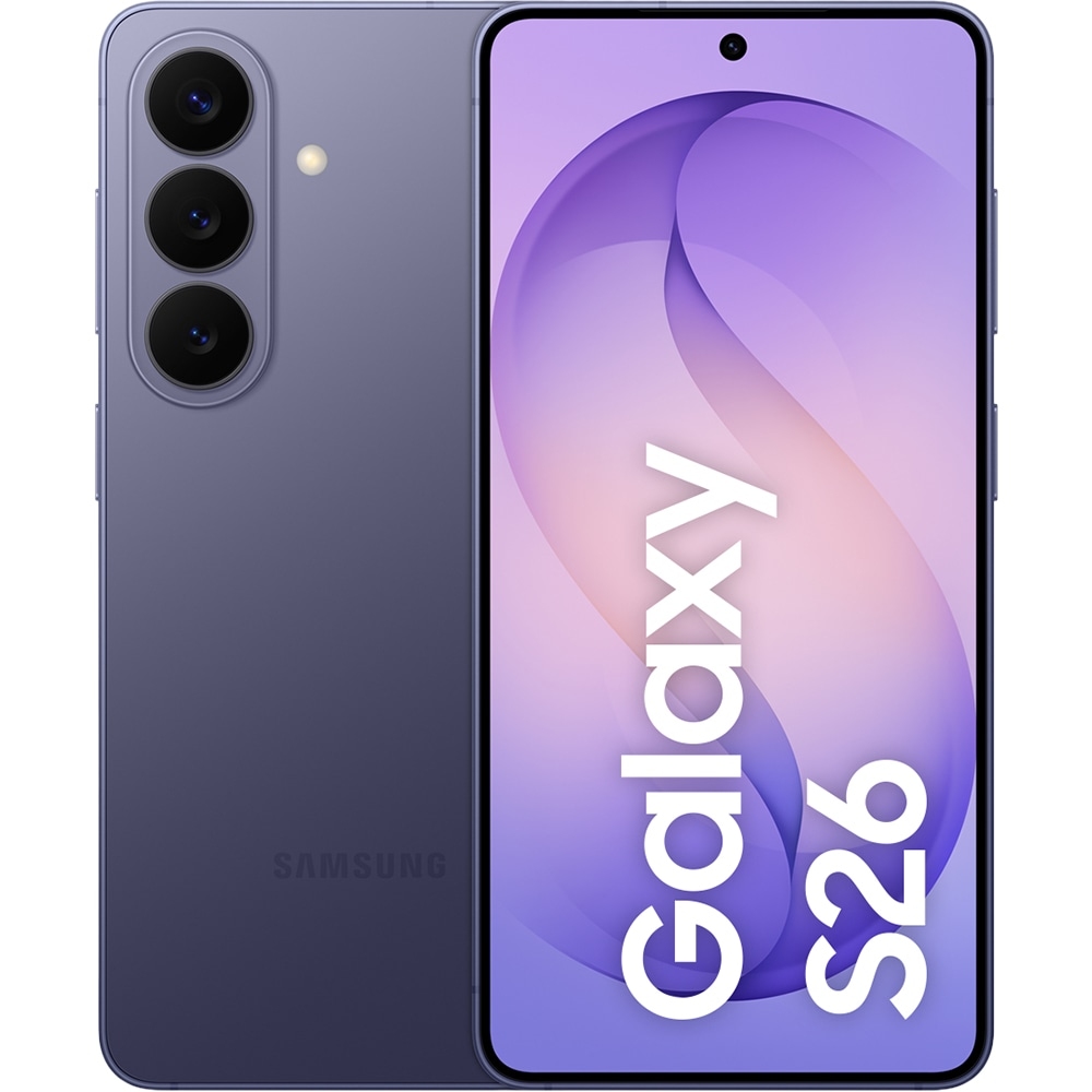 SAMSUNG Galaxy S26 5G, 512GB, 12GB RAM, Dual SIM, Cobalt Violet