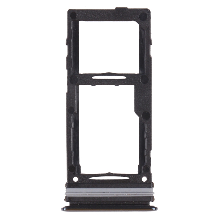 For Samsung Galaxy A52 SM-A525 SIM Card Tray + SIM Card Tray / Micro SD Card Tray (Black)