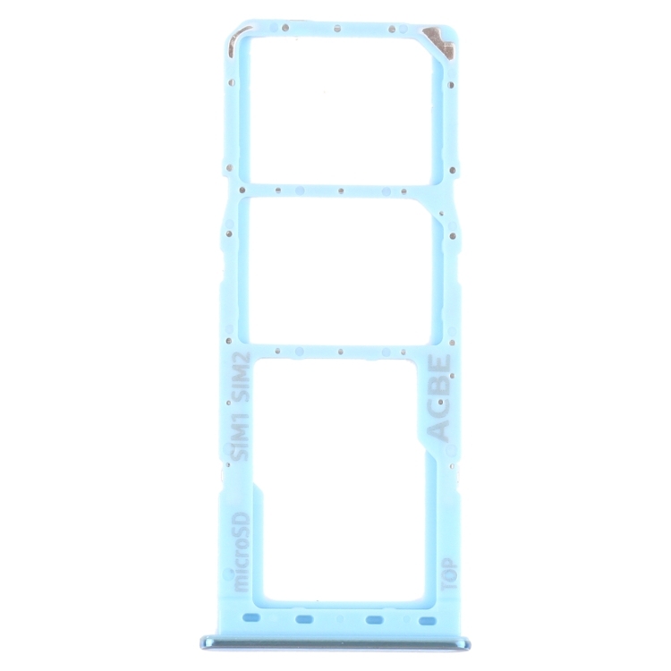 For Samsung A32 SM-A325 SIM Card Tray + SIM Card Tray + Micro SD Card Tray (Blue)