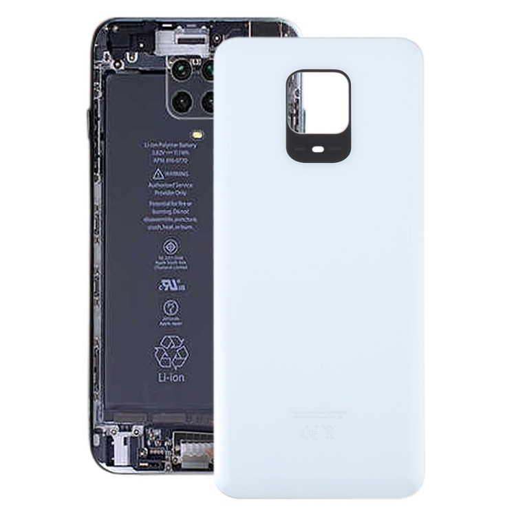 BATTERY COVER XIAOMI Redmi Note 9S / 9 Pro (White)