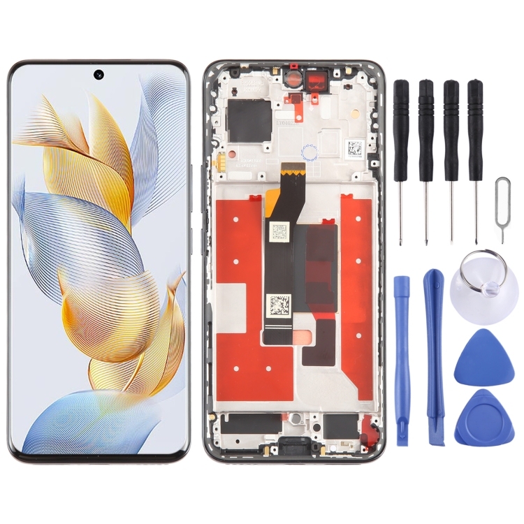 LCD HUAWEI HONOR 90 BLACK WITH FRAME ORIGINAL