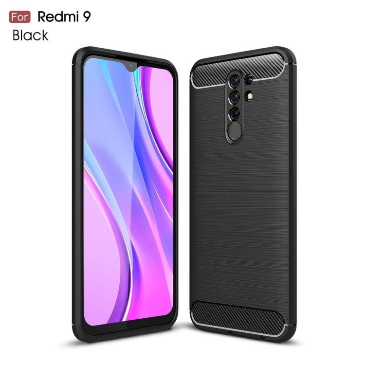 Xiaomi Redmi 9 Brushed Carbon TPU (Black)