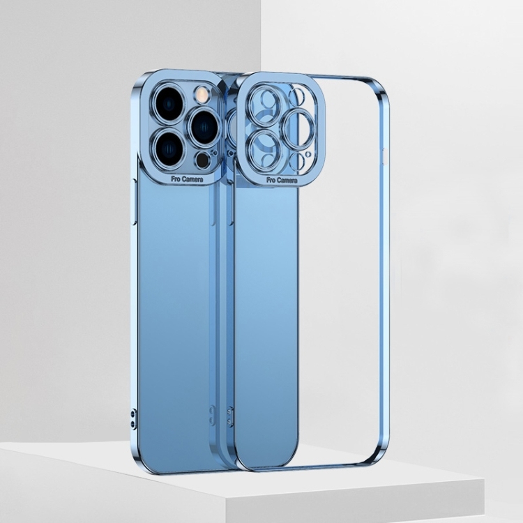 iPhone 11 Electroplating TPU Husa (Blue)