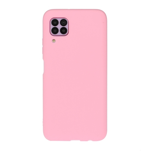 For Huawei Nova 6SE/P40 Lite/Nova 7i Solid Color Frosted TPU  Phone Case(Magenta)