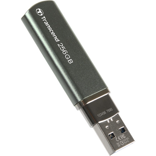 256GB USB3.1 Flash Drive Transcend 'JetFlash 920', Space Gray, Cap, High Speed TLC (R/W:420/400MB/s)