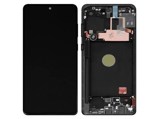 LCD SAMSUNG NOTE 10 LITE / N770 AURA BLACK WITH FRAME (KAIKU)